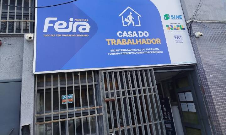 Casa do Trabalhador inicia a semana com 152 vagas de emprego disponíveis em Feira de Santana