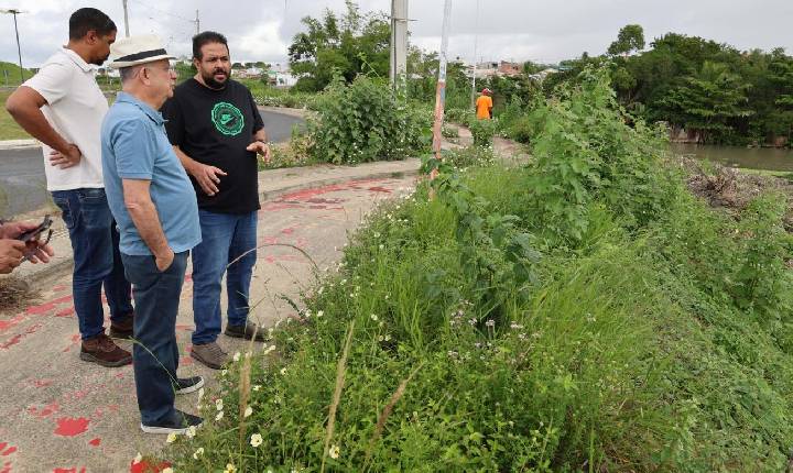 Lagoa do Alto do Papagaio já está 90% limpa para obras de urbanização
