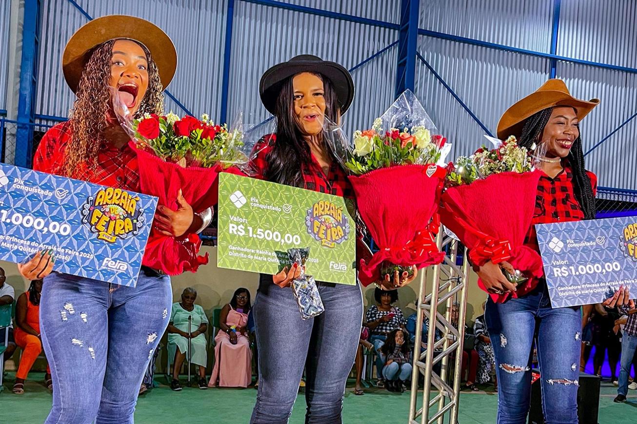 Definidas rainha e princesas do São João em Maria Quitéria