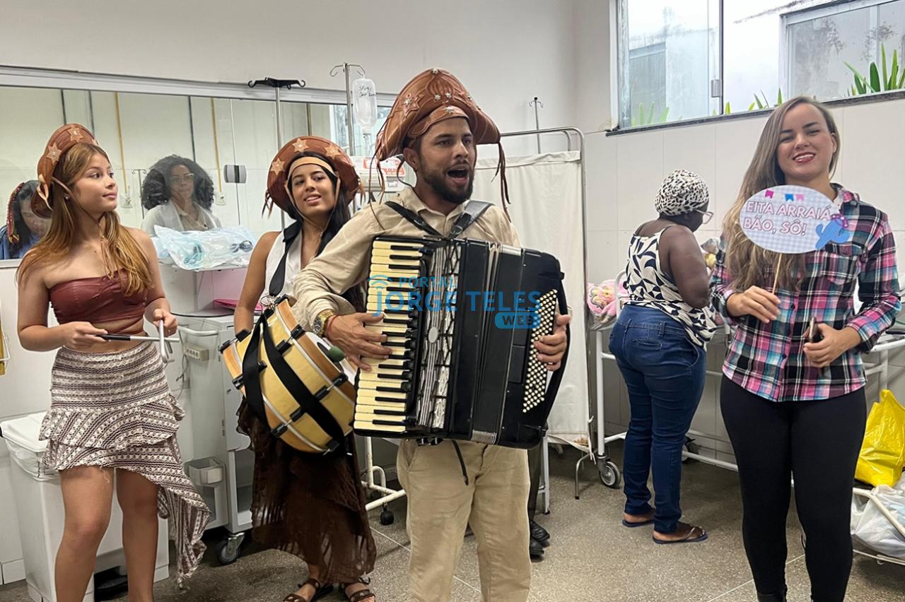 Festejos juninos levam alegria às unidades de saúde de Feira de Santana