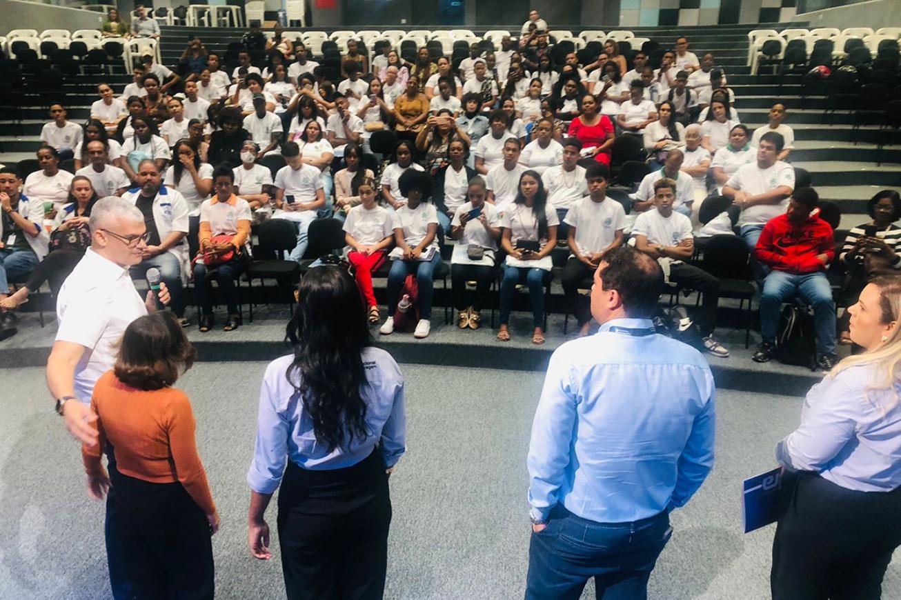 Aula inaugural marca início do EJA Profissionalizante em parceria com o SENAI; mais de 300 alunos serão beneficiados