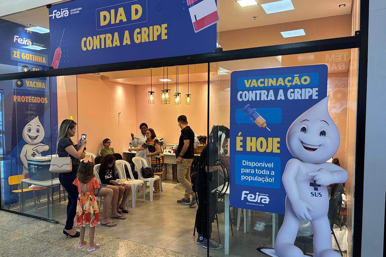 Vacinação segue em Feira de Santana com ações descentralizadas