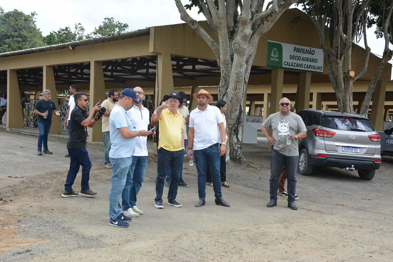 Contagem regressiva: preparativos avançam no Parque de Exposição para a maior feira agropecuária do interior da Bahia
