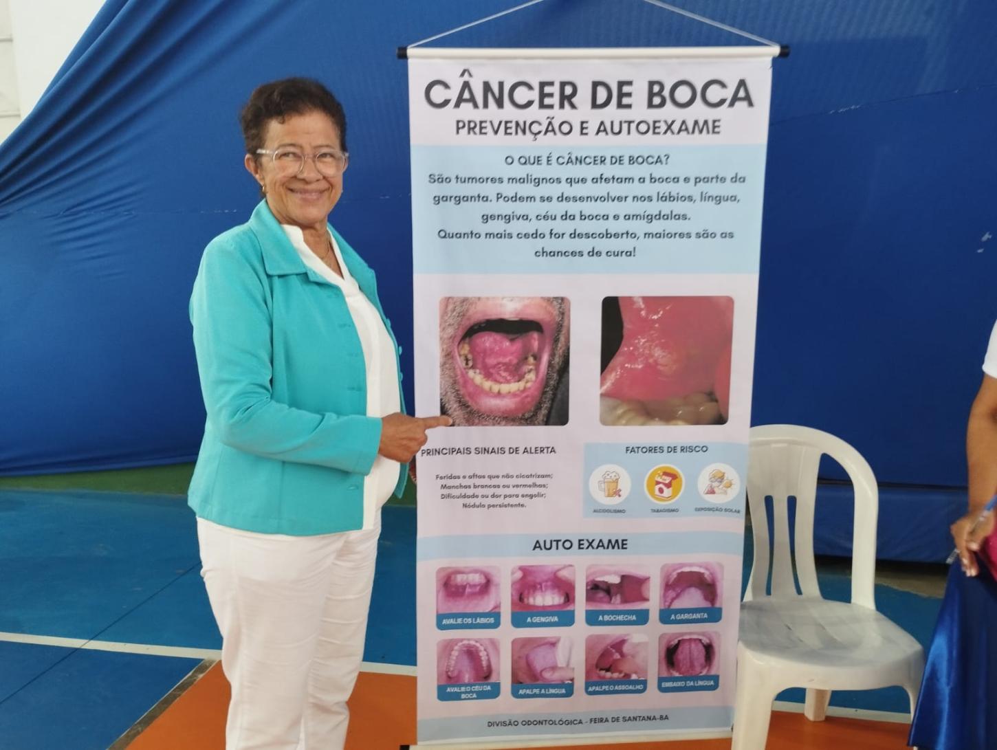 Cristina Rosa alerta sobre prevenção ao câncer de boca e importância do autoexame