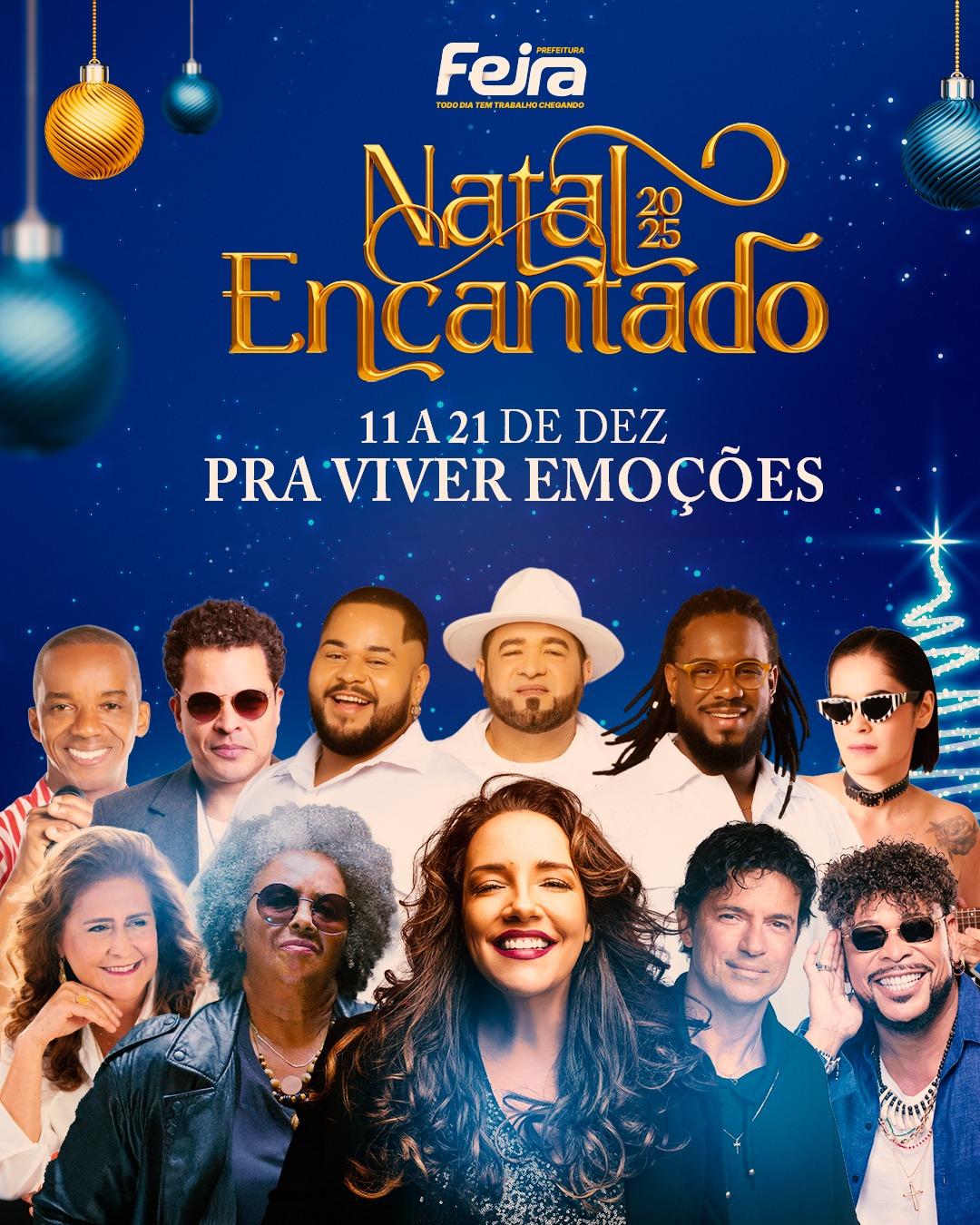 Imperdivel Natal Encantado: Ana Carolina, Baby do Brasil, Jorge Vercillo e Sandra Sá: confira a grade completa