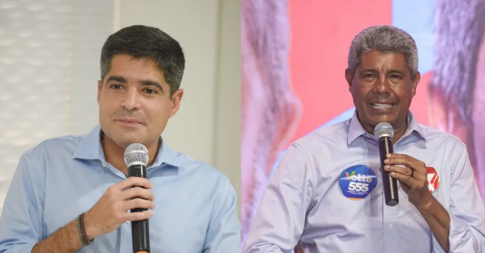 Feira de Santana: ACM Neto tem 45,4% e Jerônimo Rodrigues 28,10%