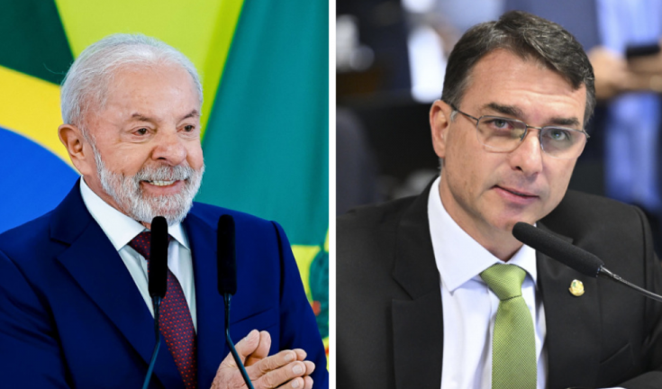 Gerp: Lula e Flávio Bolsonaro empatam tecnicamente no 1º e no 2º turno