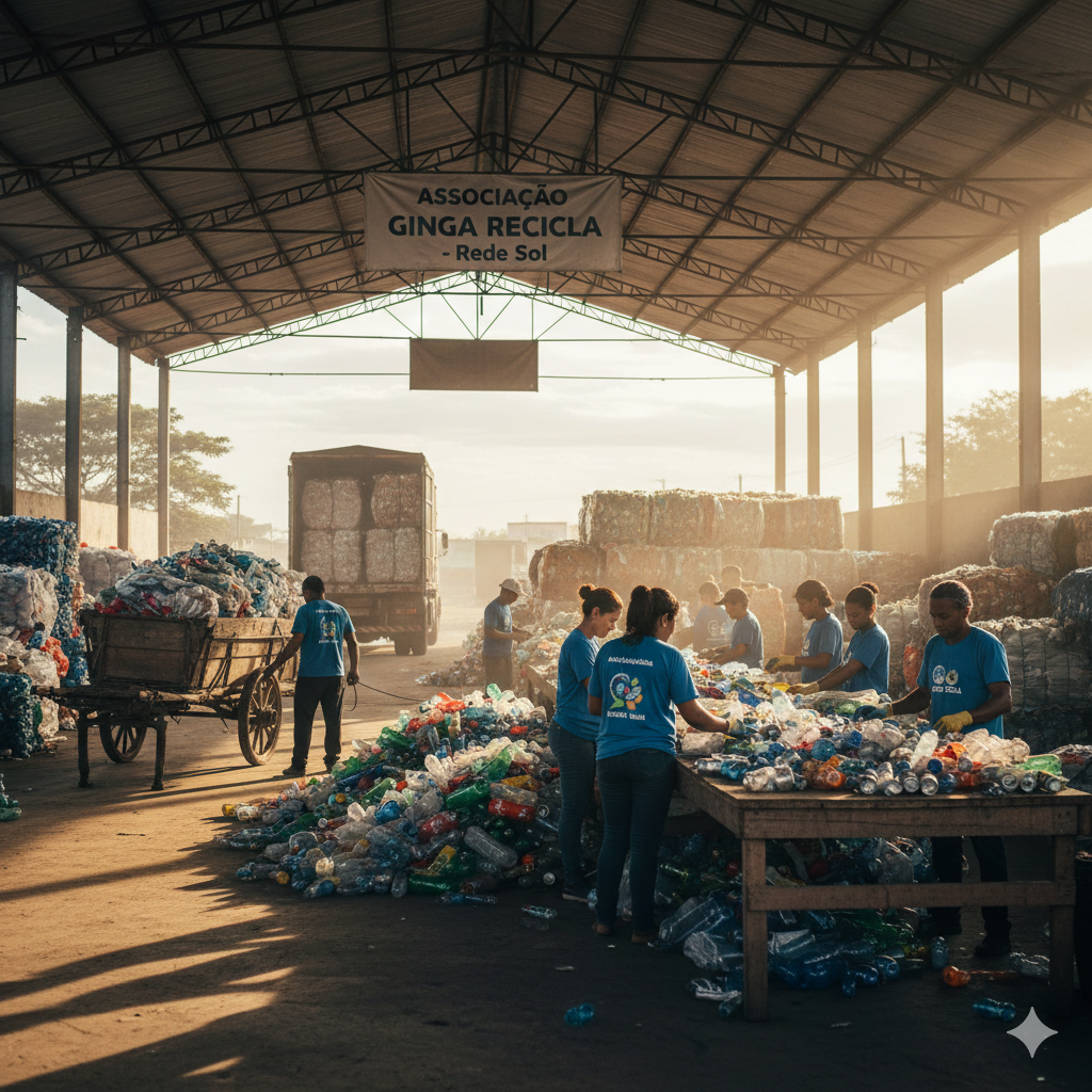 Sustentabilidade e Renda: Conheça o trabalho da Associação Ginga Recicla em Feira de Santana