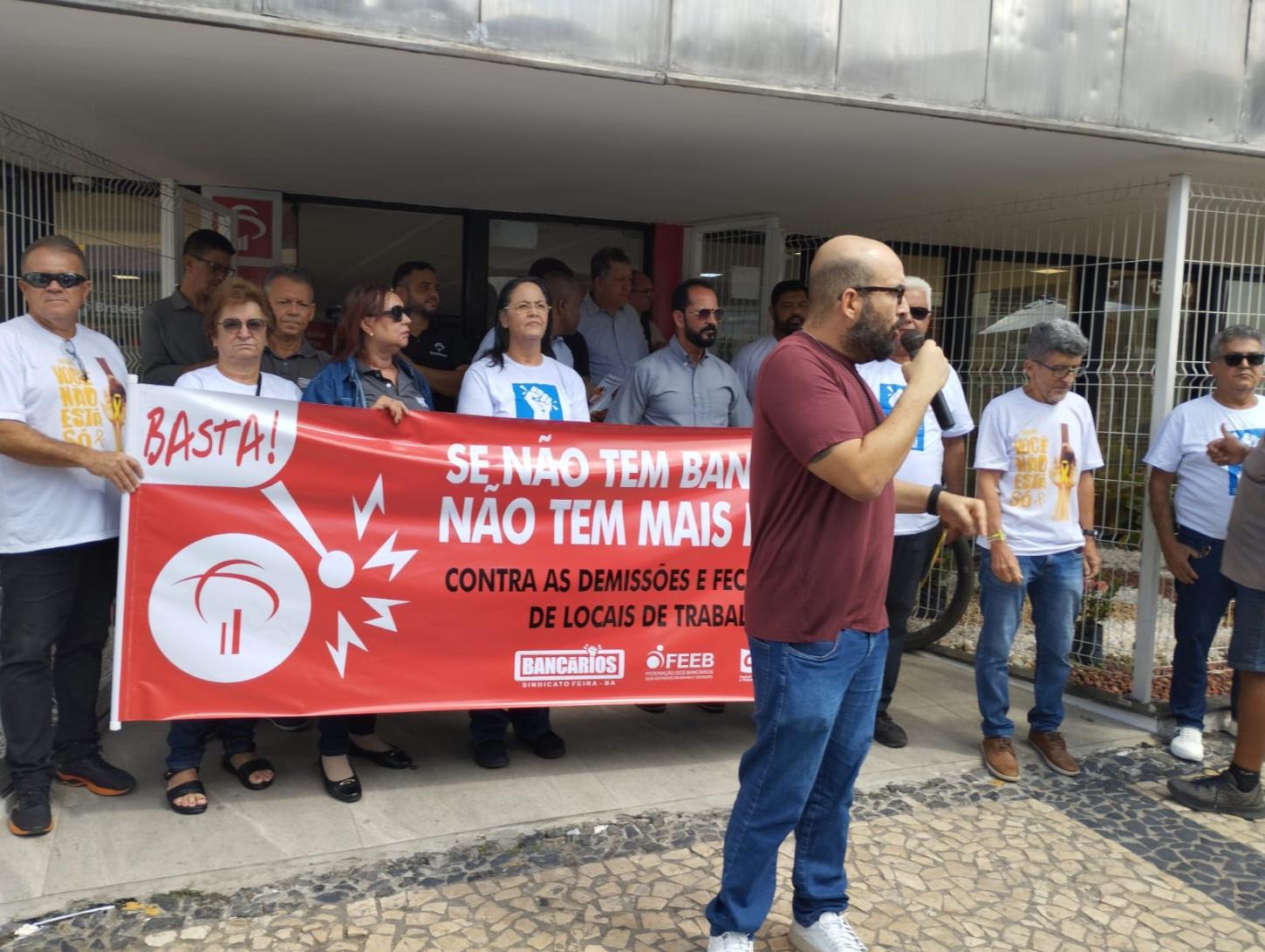 Eritam Machado denuncia fechamento de agências e precarização do atendimento bancário em Feira de Santana