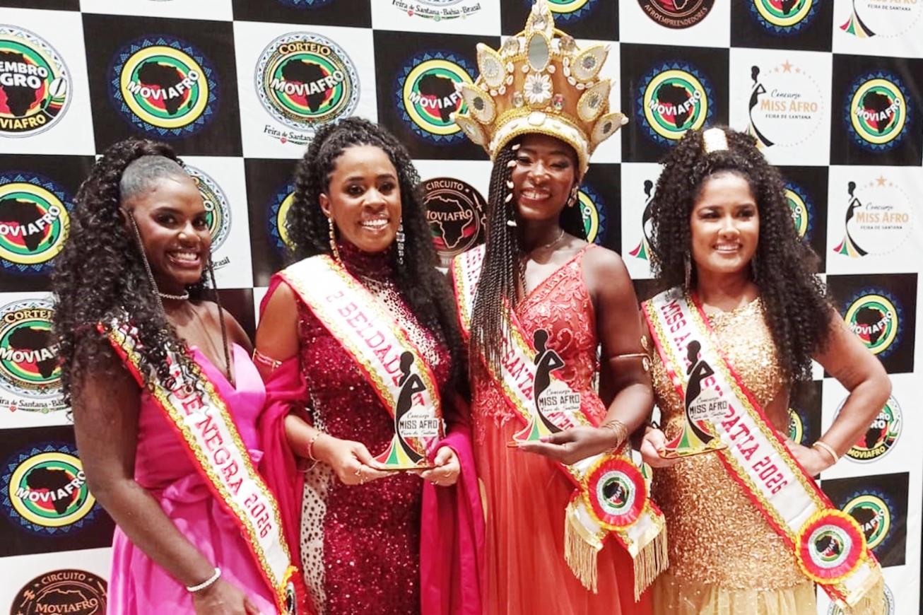 Leandra Leya vence o concurso Miss Afro Feira de Santana 2026