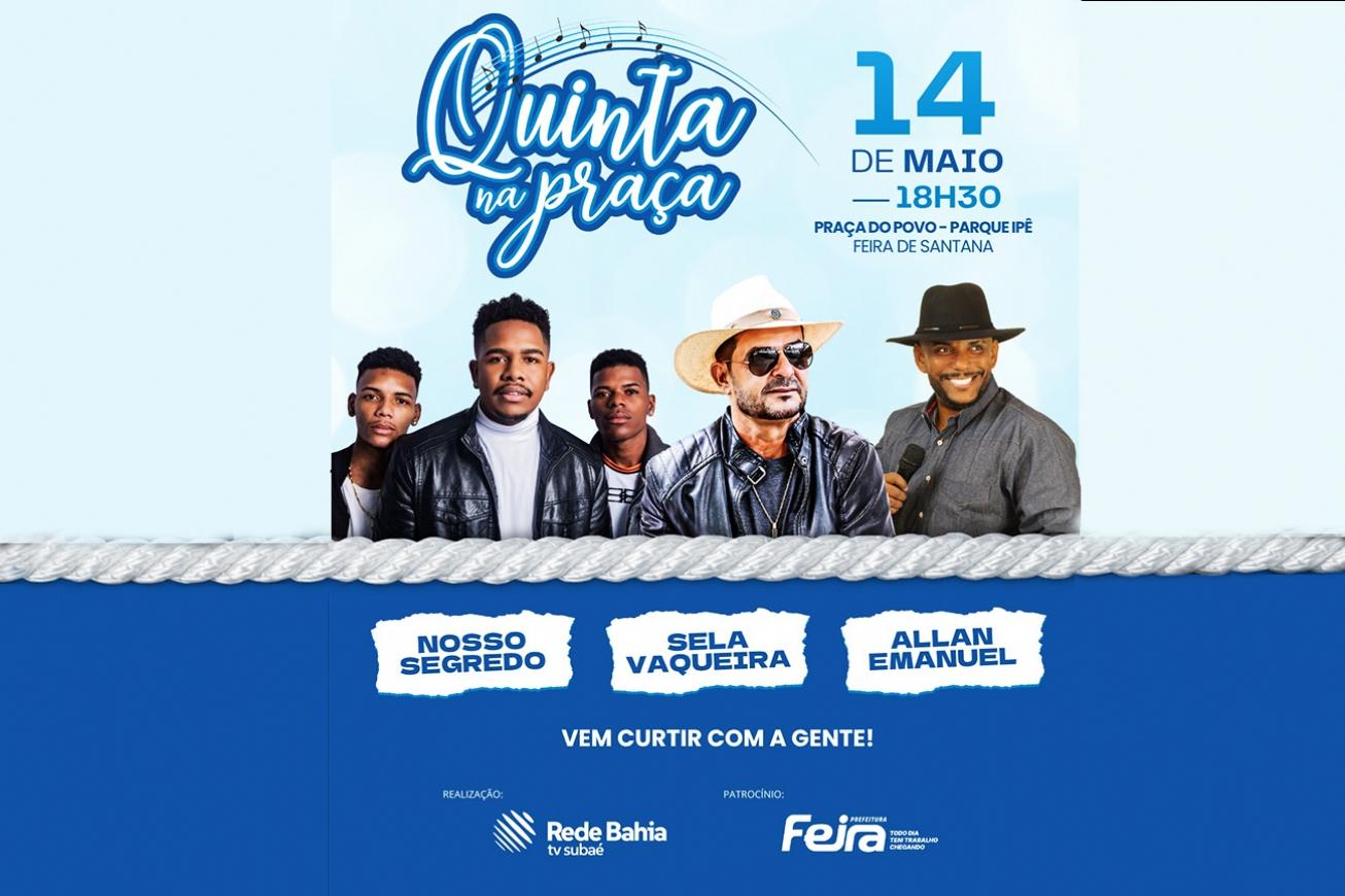 Quinta na Praça marca retorno de tradição cultural em Feira de Santana