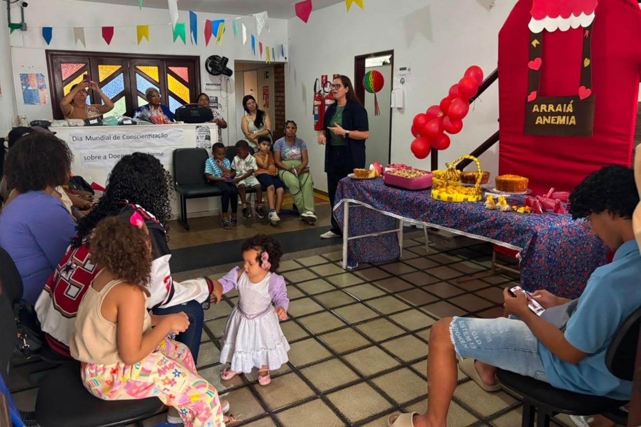 Centro de Referência promove tarde de conscientização em clima junino para pessoas com doença falciforme