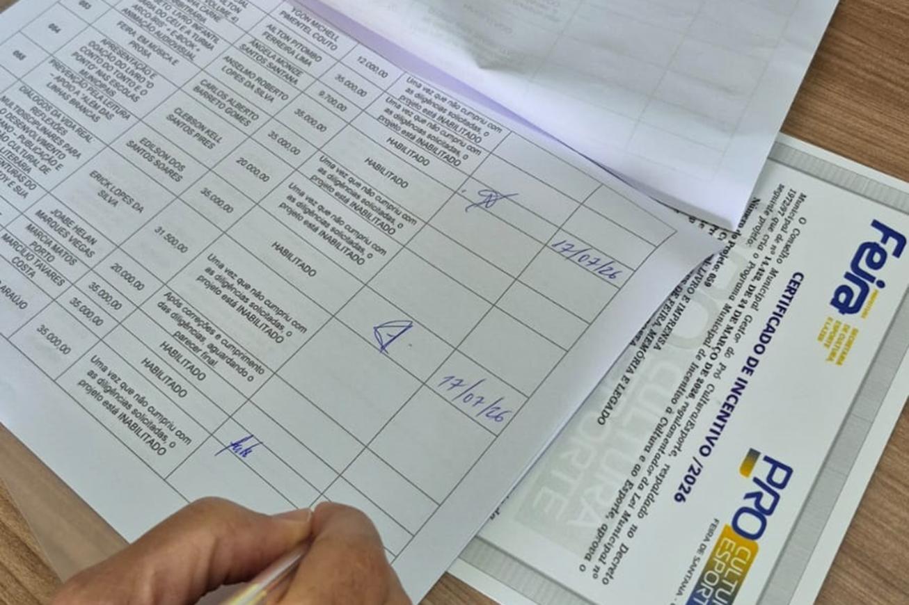 Entrega de certificados impulsiona projetos aprovados no Pró-Cultura/Esporte 2026