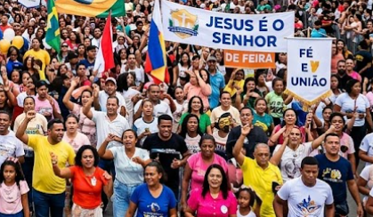 Marcha para Jesus em Feira de Santana Terá Dois Dias de Evento e Promete Ser a Maior de Todos os Tempos