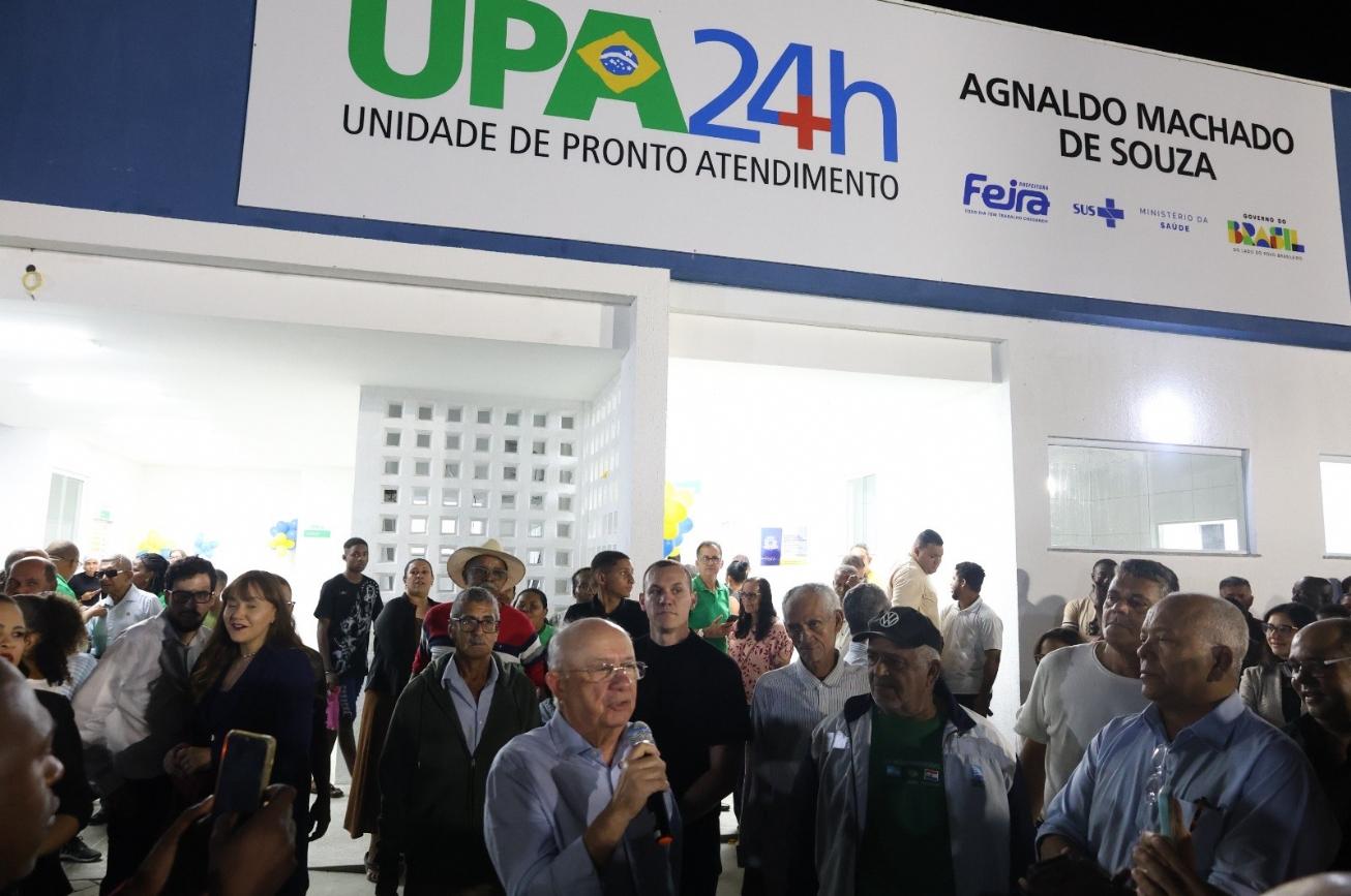 Prefeitura de Feira inaugura UPA de Humildes e anuncia investimento mensal de R$ 1,2 milhão na manutenção