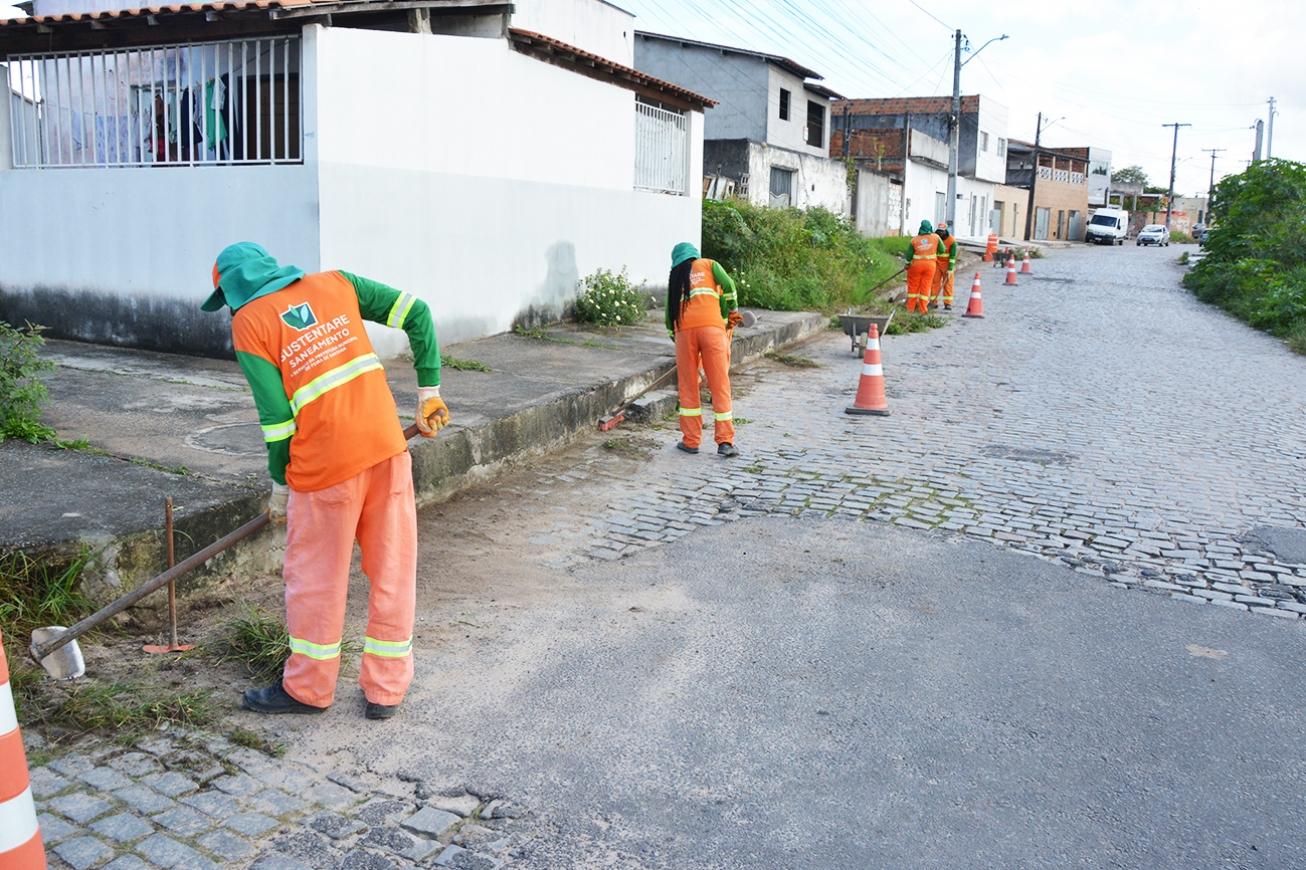 Sesp realiza mutirão de limpeza no bairro Subaé