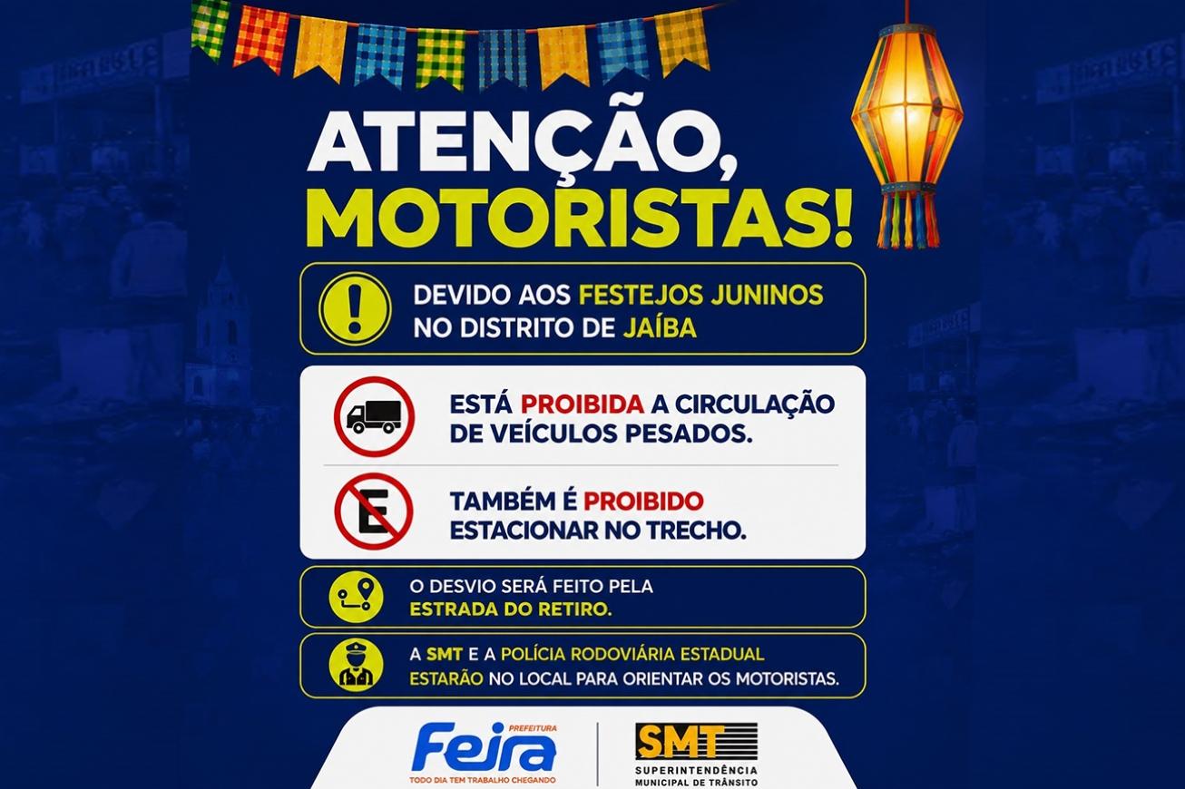 SMT altera trânsito no distrito de Jaíba durante os festejos de São Pedro