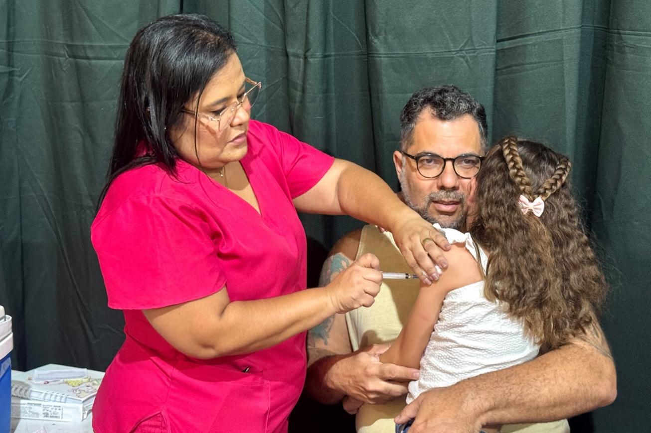 Em Feira, o Dia D de Multivacinação resultou em 2,2 mil doses de vacinas aplicadas em crianças e adolescentes