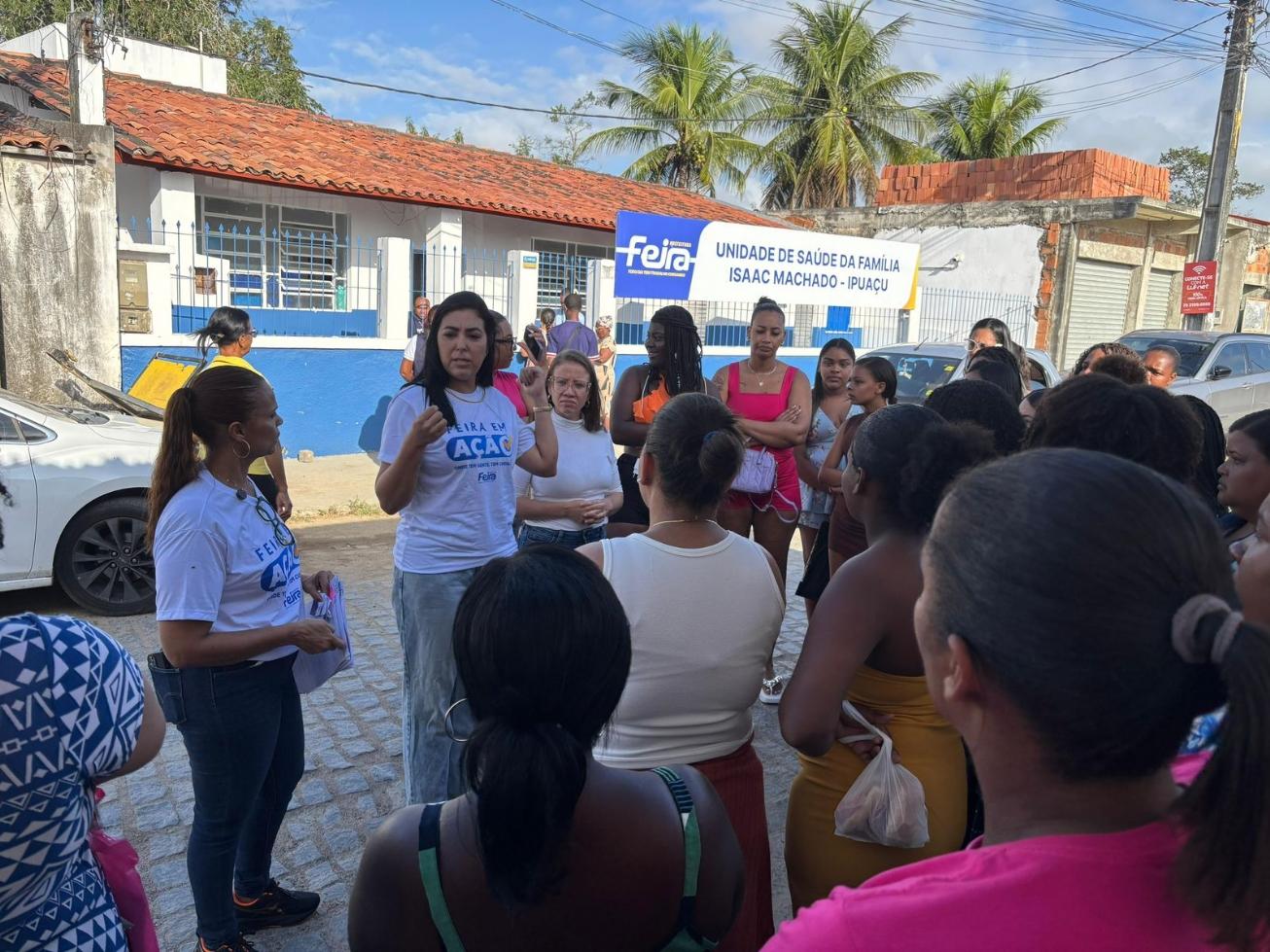 Mutirão de saúde amplia acesso a serviços para mulheres na USF de Ipuaçu