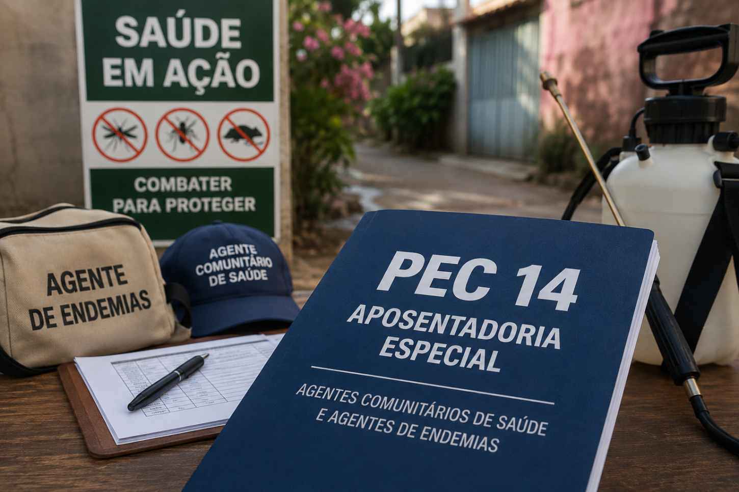 PEC 14 amplia expectativa por aposentadoria especial para agentes de endemias e comunitários de saúde