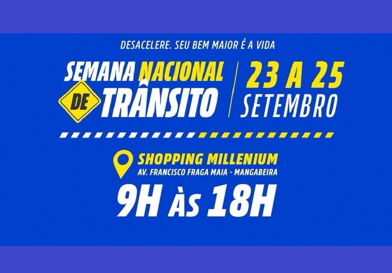 Semana do Trânsito começa em Feira com ações educativas e alerta para redução de sinistros
