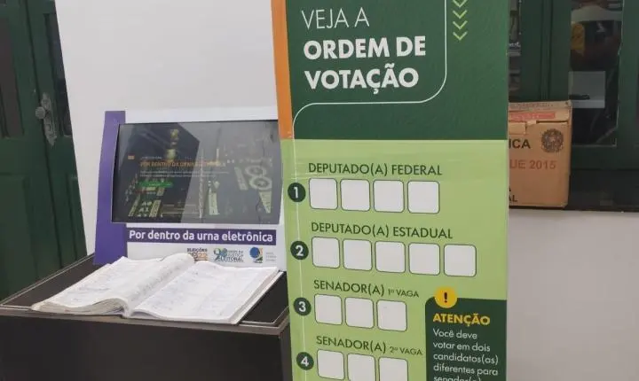 Exposição na Câmara de Feira marca 30 anos da urna eletrônica
